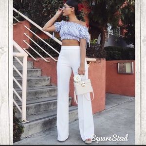 High Waisted Wide Leg Pants